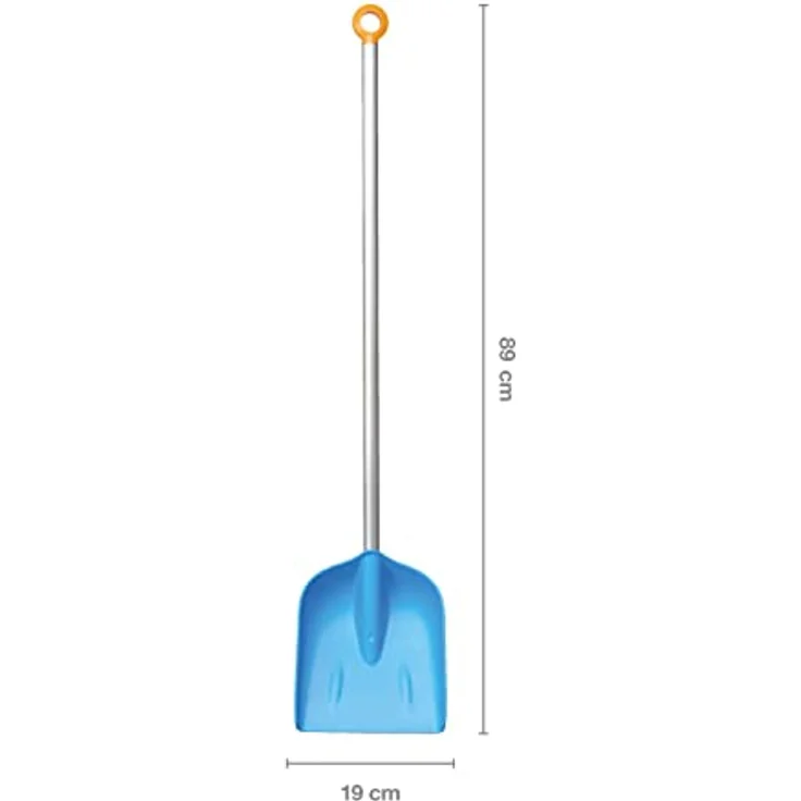 Fiskars Kinder-Schaufel, Länge: 88 cm, Kunststoff-Blatt-Aluminium-Stiel, Blau-Orange, MyFirst Fiskars, 1001421 - Preisvergleich – Bild 2