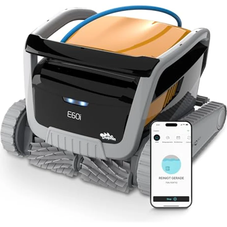 Dolphin E60i Poolroboter mit PVC Bürsten und App-Steuerung – Bild 2