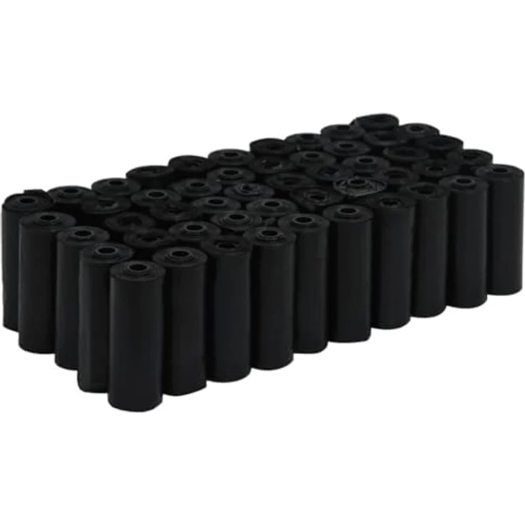 vidaXL Hundekotbeutel 750 Stk., Hundebeutel Wasserdicht, Schwarz 30x20 cm PE – Bild 1