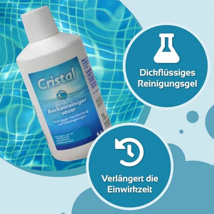 Cristal Beckenreiniger sauer 1,0 l – Bild 4