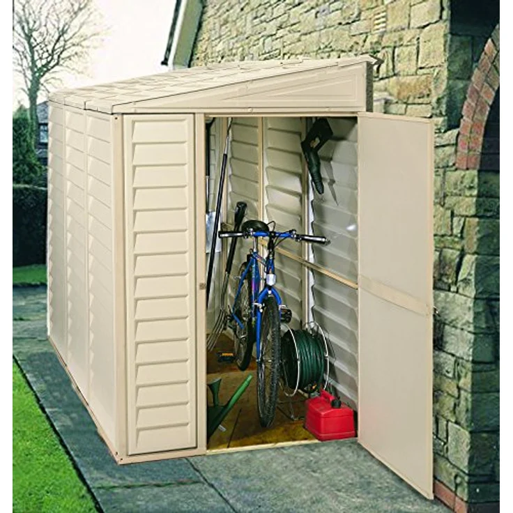Duramax 06625 4 x 8 ft sidemate Schuppen  Beige  – Bild 5