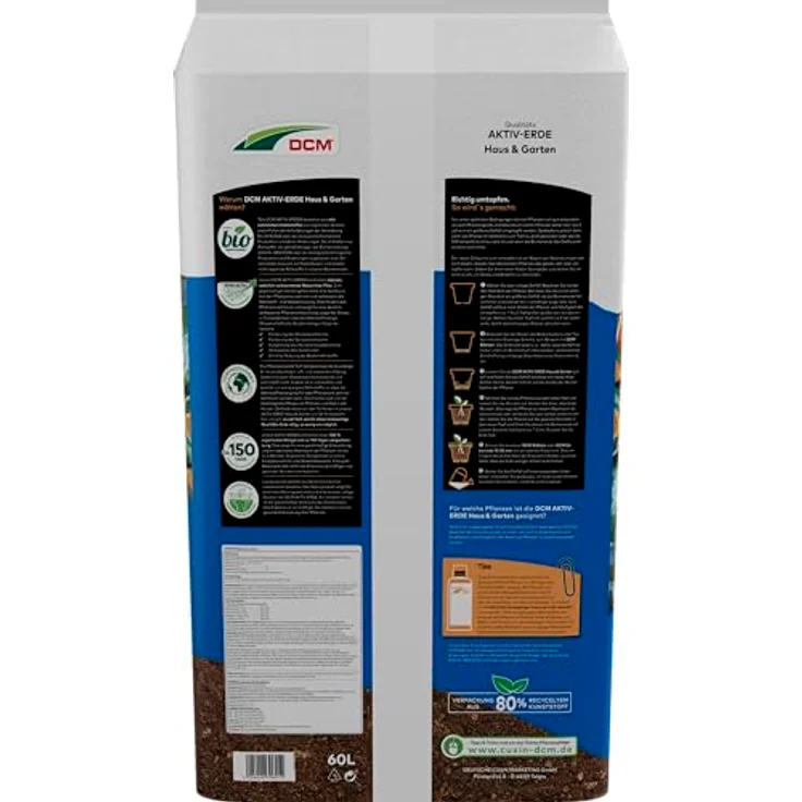 DCM Qualitäts Aktiv-Erde Haus & Garten, 60 Liter - Cuxin – Bild 2