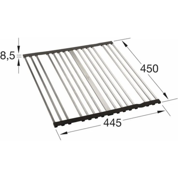 Villeroy & Boch Profi Rollrost Edelstahl (K1), vielseitiger Untersetzer für heiße Töpfe und Pfannen