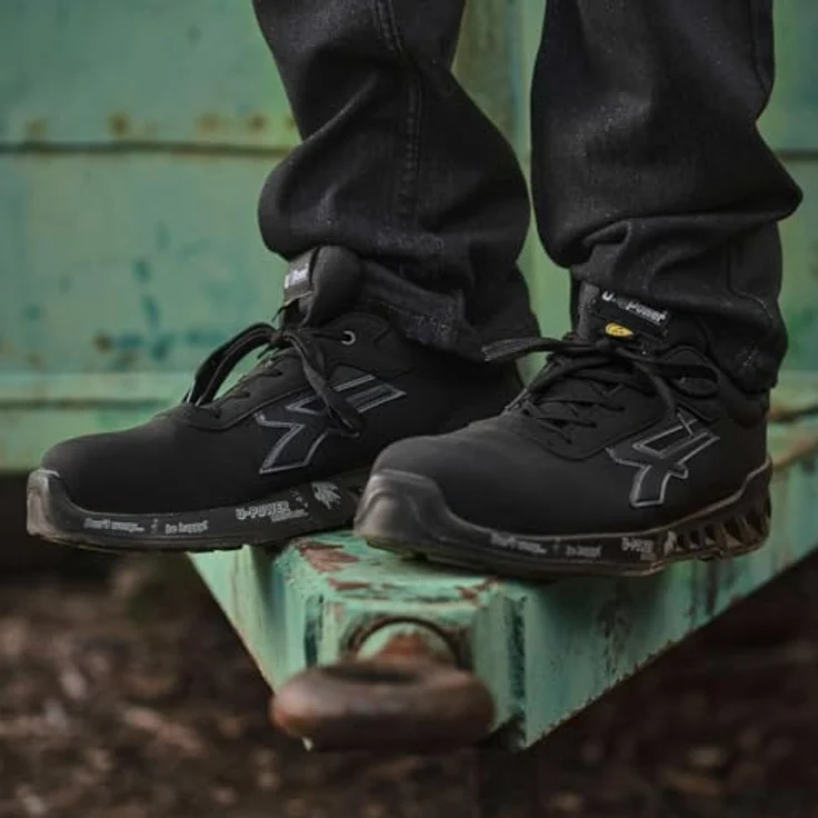 U-Power Ben Esd S3 Ci Src Sicherheitsschuh, extrem leichter Sicherheitshalbschuh mit Mikrofaser-Obermaterial und durchtrittsicherer Zwischensohle – Bild 6