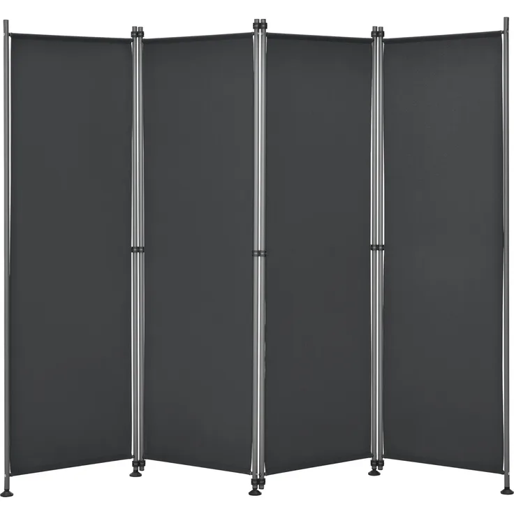 Trennwand Modica Outdoor 170x215 cm Schwarz pro.tec