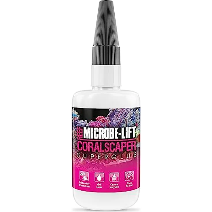 MICROBE-LIFT Coralscaper - 50 g - Korallenkleber Gel für schnelles & ergiebiges Verkleben von Korallen in Meerwasseraquarien, fest & zuverlässig
