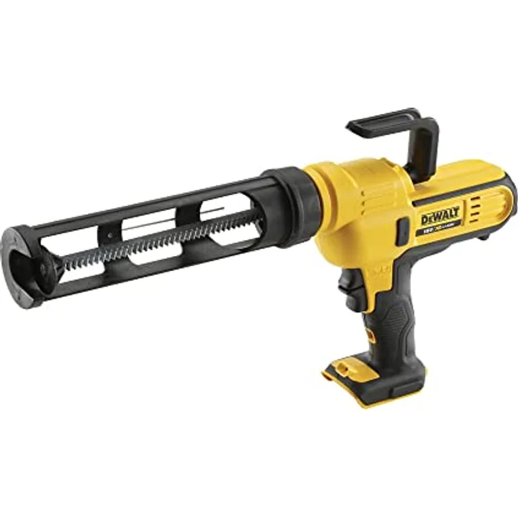 Dewalt 18 Volt Akku-Kartuschenpistole DCE560N (für 300 – 310 ml Kartuschen, hoher Auspressdruck von 454 kg, Vollmetall-Getriebe, präzise Regulierung der Auspressmenge, ohne Akku und Ladegerät)