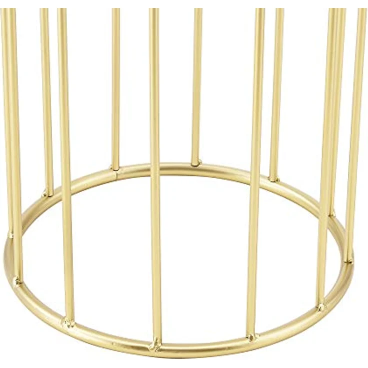 en.casa Blumenständer (Set, 2er), »Mortsel« Pflanzenständer 2er Set Metall Schwarz/Goldfarben - Zeitloses und dekoratives Design – Bild 7