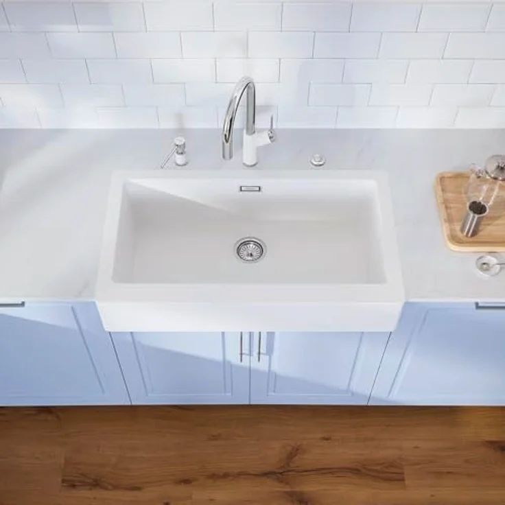 Blanco VINTERA XL 9-UF, Landhausspüle 89,6 x 51 cm mit vertikaler Frontschürze, anthrazit – Bild 2
