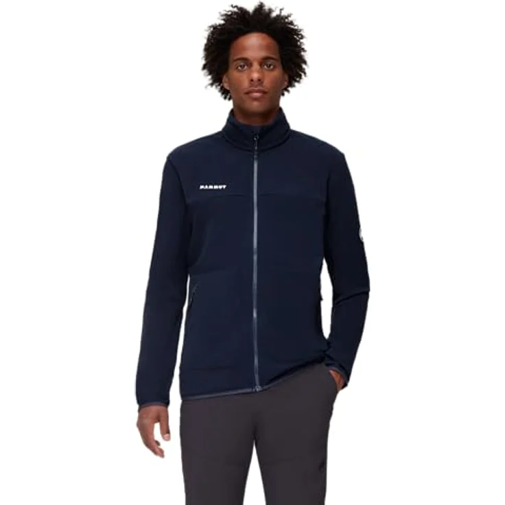 Mammut Fleecejacke Innominata Light ML Jacket Men, Nachhaltige Recyclingpolyesterjacke in freundlichem Design, blau – Bild 2