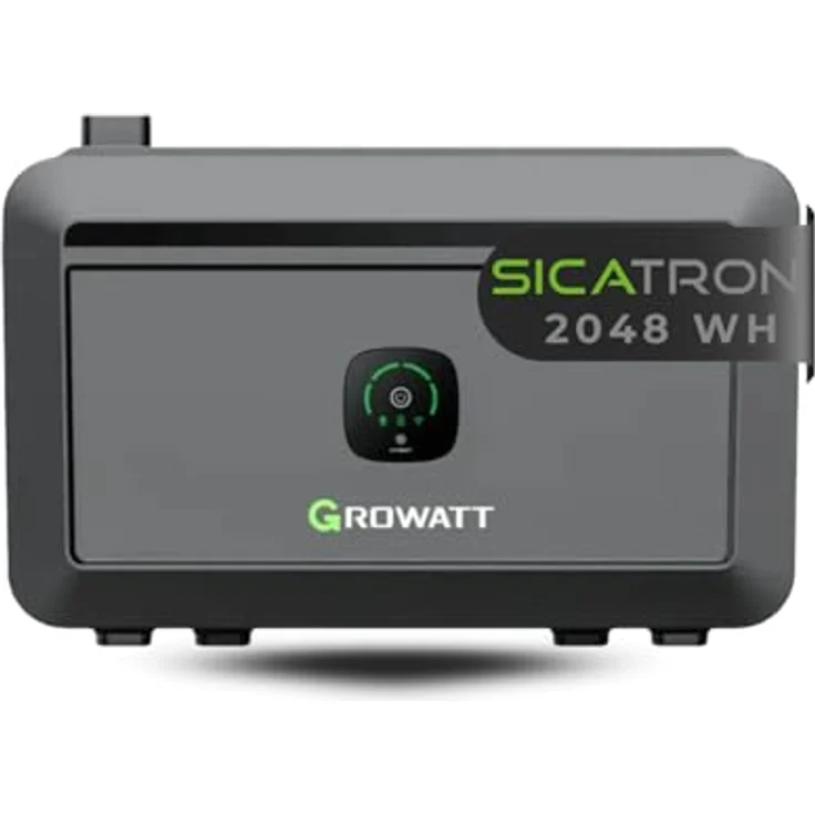 Growatt NOAH2000, LiFePO4 Stromspeicher mit 2048 Wh Kapazität, erweiterbar bis 8192 Wh, Selbstheizfunktion, App-Überwachung – Bild 1