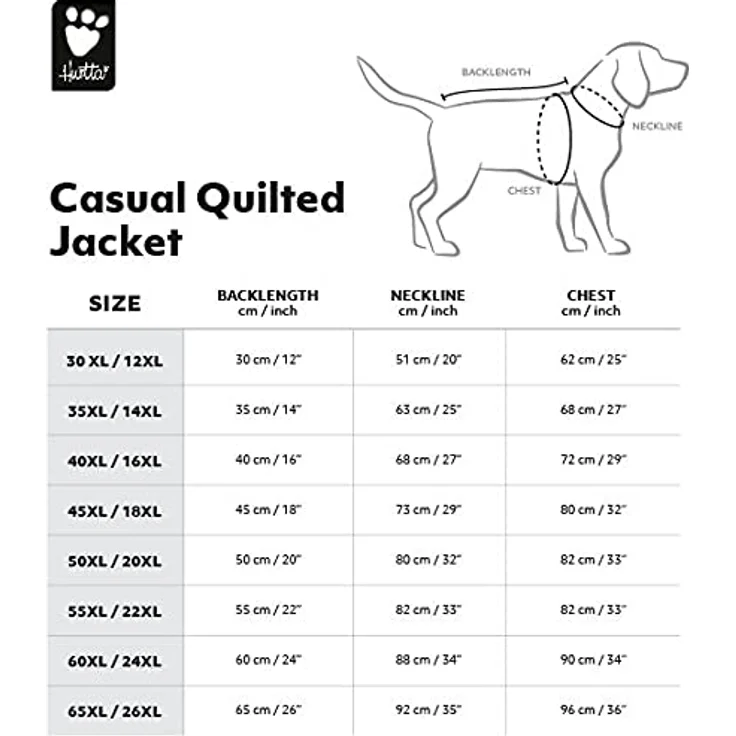 Hurtta Casual Quilted Jacket Hundemantel, River, 20XL – Bild 5