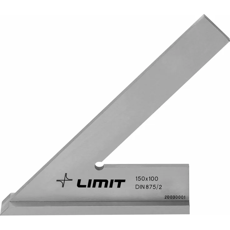 Limit Boundary Angle, Winkelmesser mit Fuß 45 °, 150x100 mm, präzises Messinstrument aus Schweden