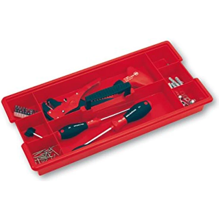 Tayg Werkzeugkasten aus Kunststoff Nr.33 Werkzeugkoffer No 33-480 x 258 x 255 mm-schwarz-rot – Bild 6