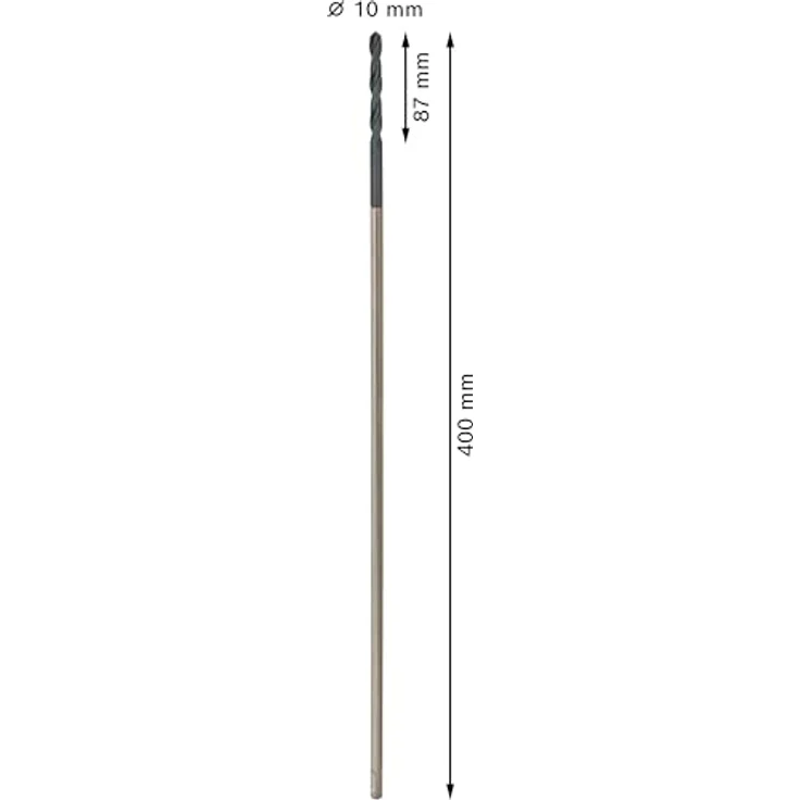 Bosch PRO Wood HSS Installationsbohrer, 10 x 87 x 600 mm, für Holz- und Metall-Sandwichplatten, SDS plus – Bild 3