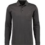 RAGMAN Langarm-Poloshirt, Klassiker mit Polokragen, 3-Knopfleiste und Logo-Stickerei, Softknit-Qualität, viele Farben