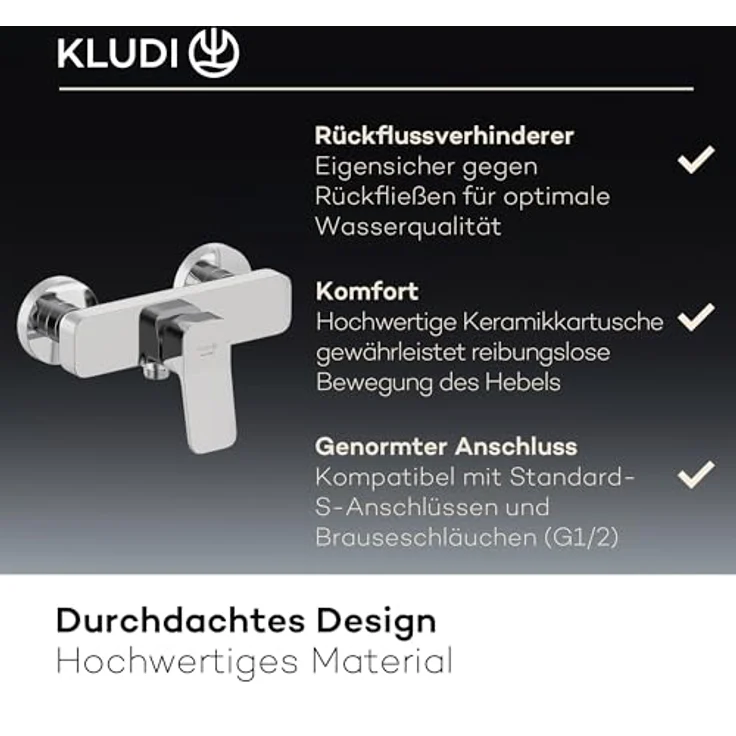 OTTO KLUDI-X3 Spültischarmatur, chrom, mit Keramik-Kartusche und Rückflusssicherung, Wandmontage – Bild 6