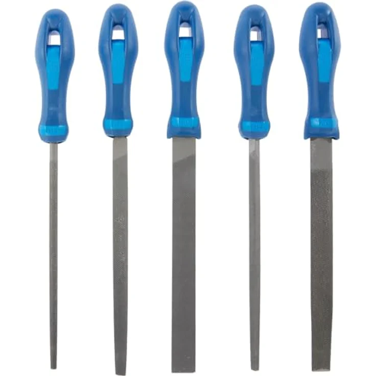 Pferd 11801531 Werkstattfeilen H 1 531 Wru in Rolltasche 200mm, Kreuzhieb H1, Länge – Bild 2