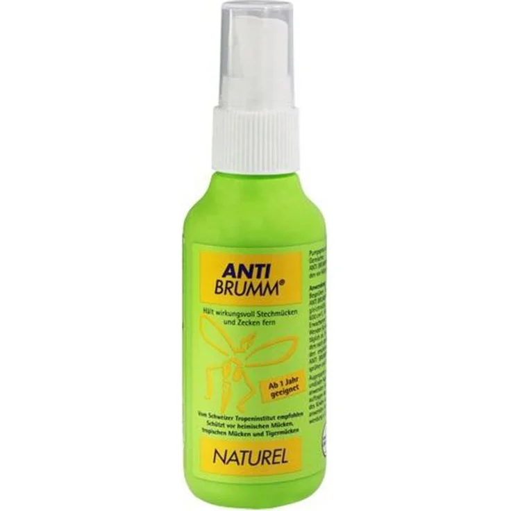 HERMES Arzneimittel GmbH ANTI-BRUMM Naturel Insektenspray, 75 ml Pumpzerstäuber für natürliche Schädlingsbekämpfung