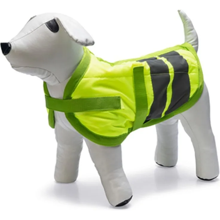 Beeztees Hundemantel Teddie - reflektierender Hundemantel - gelb - 40 cm