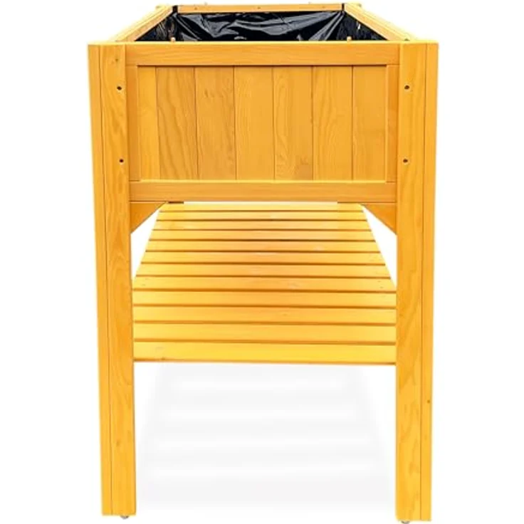 Habau 2854 Hochbeet mit Ablage, 119 x 57 x 90 cm – Bild 3