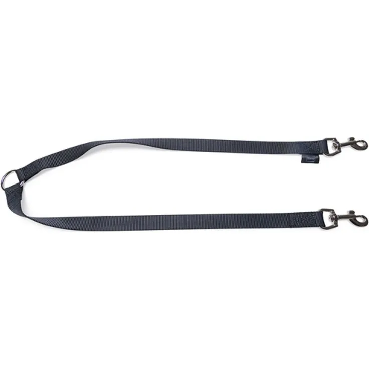 Karlie Führleine Koppelleine - Nylon - Schwarz - 50x2 cm