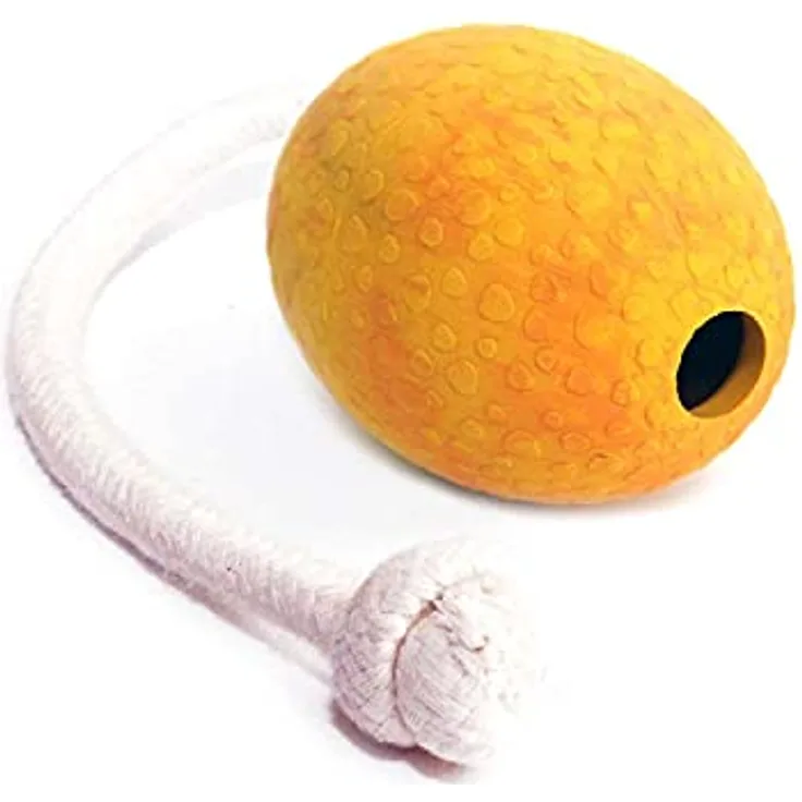 Wolters Straußen-Ei am Seil Gr.M 80x60mm mango