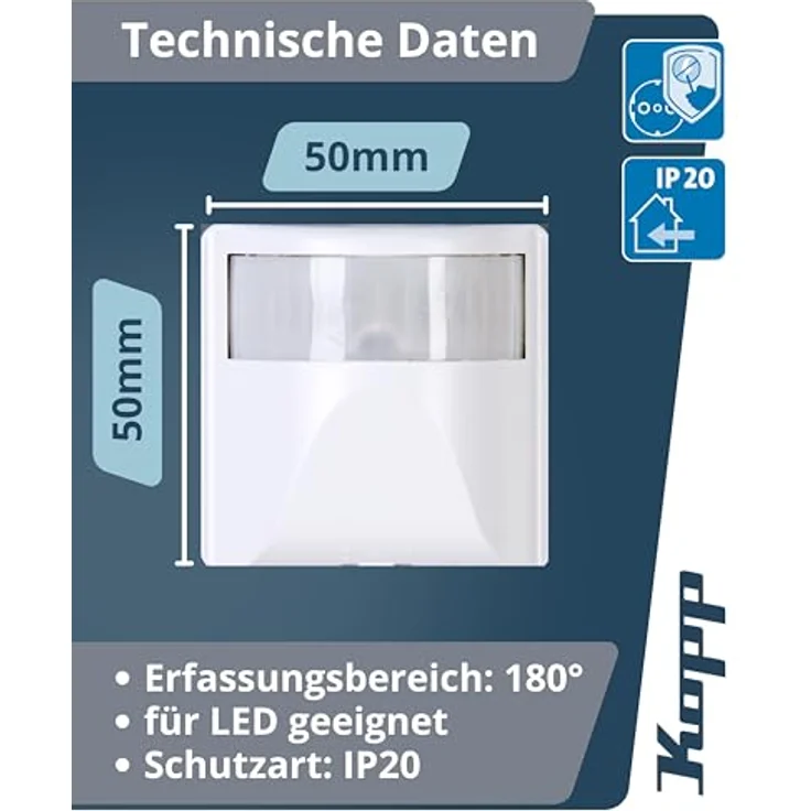 Kopp 808402183 Infra Control R 180° UP IP 20 – Bild 3