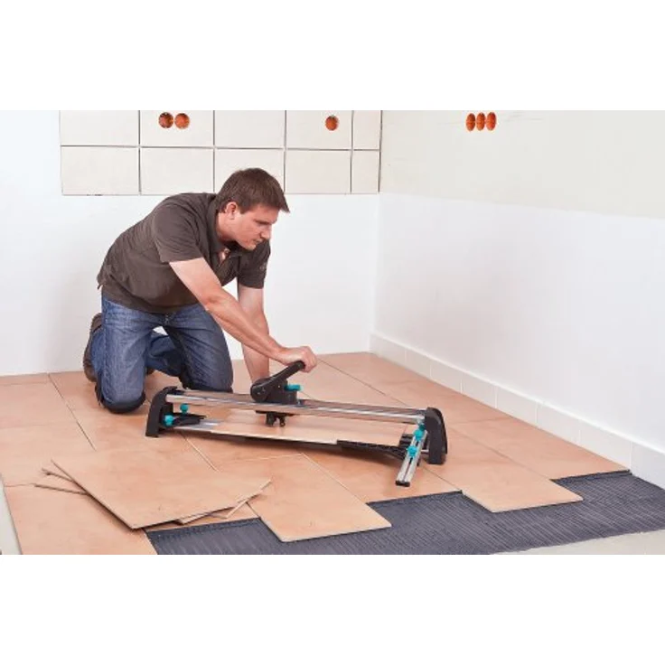 wolfcraft TC 670 Expert Fliesenschneider 5555000 – Fliesenschneidemaschine mit Winkelanschlag – Für Wand- und Bodenfliesen – 670mm Schnittlänge – Bild 2