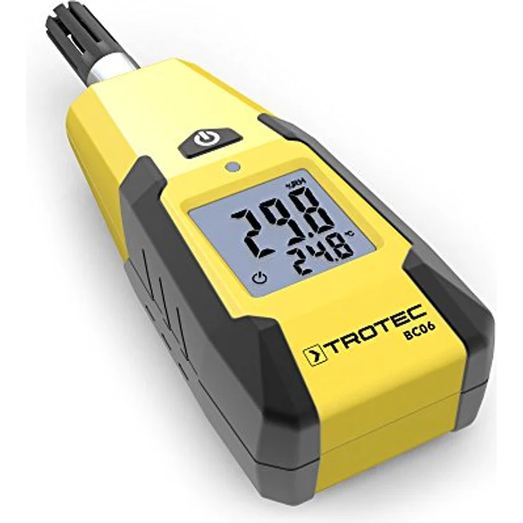 TROTEC BC06 Thermohygrometer, präziser Luftfeuchtigkeitsmesser und Thermometer mit Min/Max-Funktion und Taupunktanzeige – Bild 4