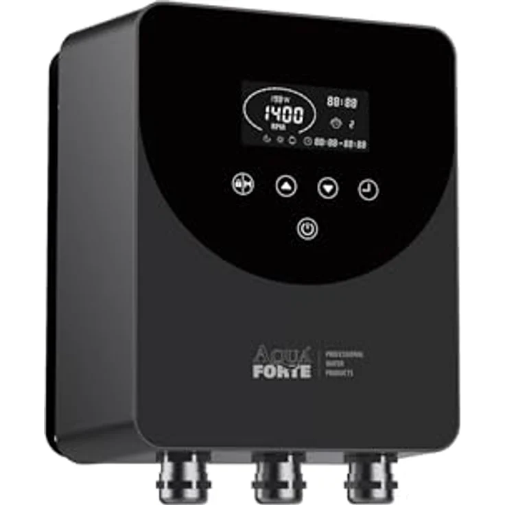 SIBO Fluidra AquaForte Vario+ II, Frequenzumrichter zur Effizienzsteigerung für Teichpumpen, 1,1 kW, variable Drehzahlregelung, programmierbare Timer – Bild 2