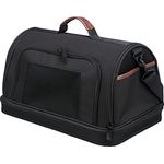 TRIXIE Airline Tasche Gate, Flugzeug Reisetasche Für Hunde, 28 × 25 × 45 cm, Schwarz - 28906