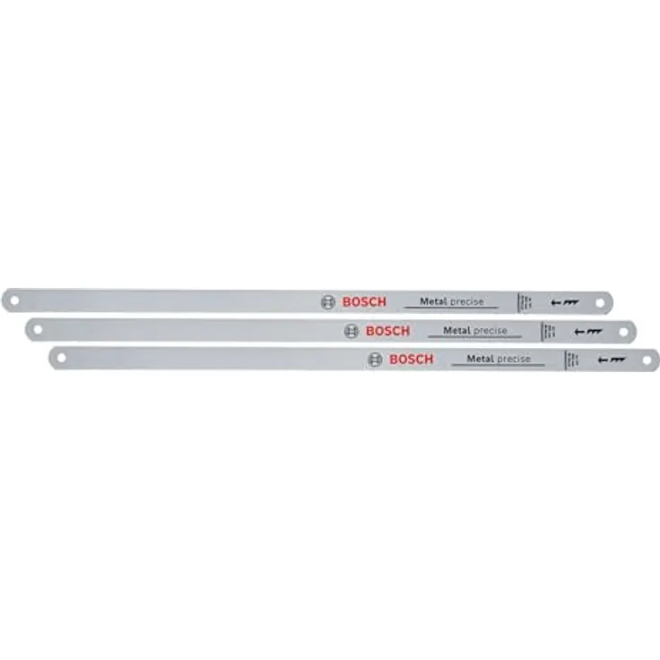 Bosch Bügelsägeblätter Precise 300mm, 3 Stück (24 TPI, Bimetall, für präzise Schnitte)