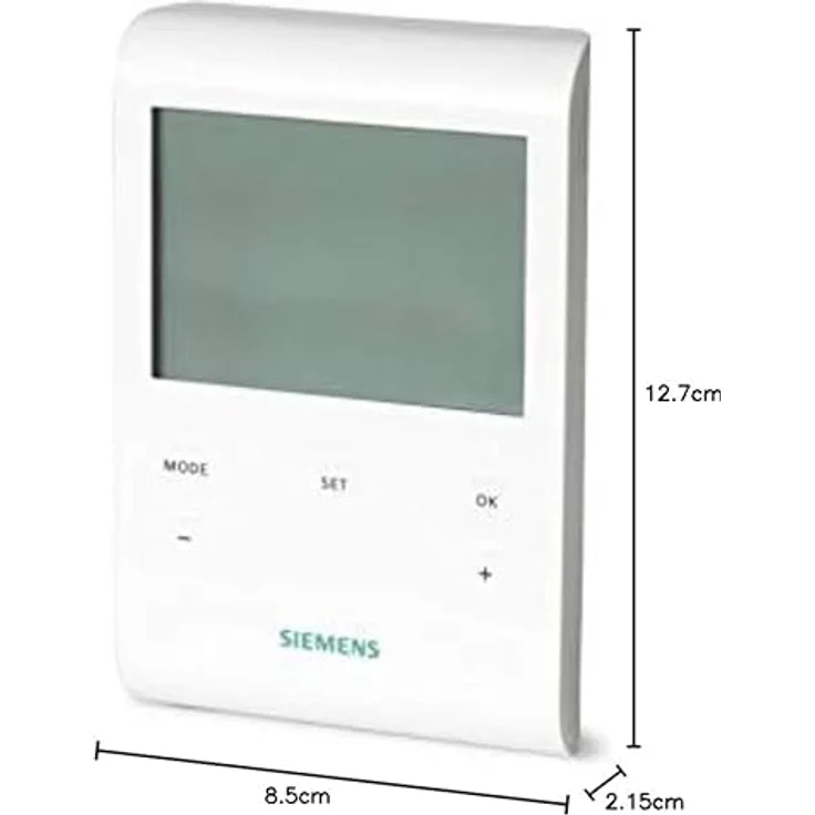 Siemens RDE100.1 Raumthermostat mit Auto-Zeitschaltprogramm und LCD – Bild 3