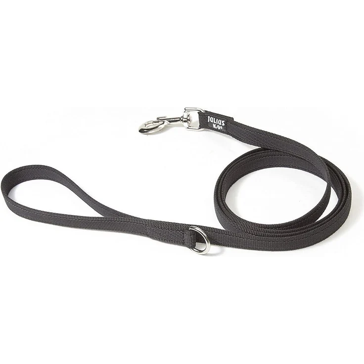 Julius-K9 Hundeleine Super Grip mit Handschlaufe schwarz/grau – Bild 1