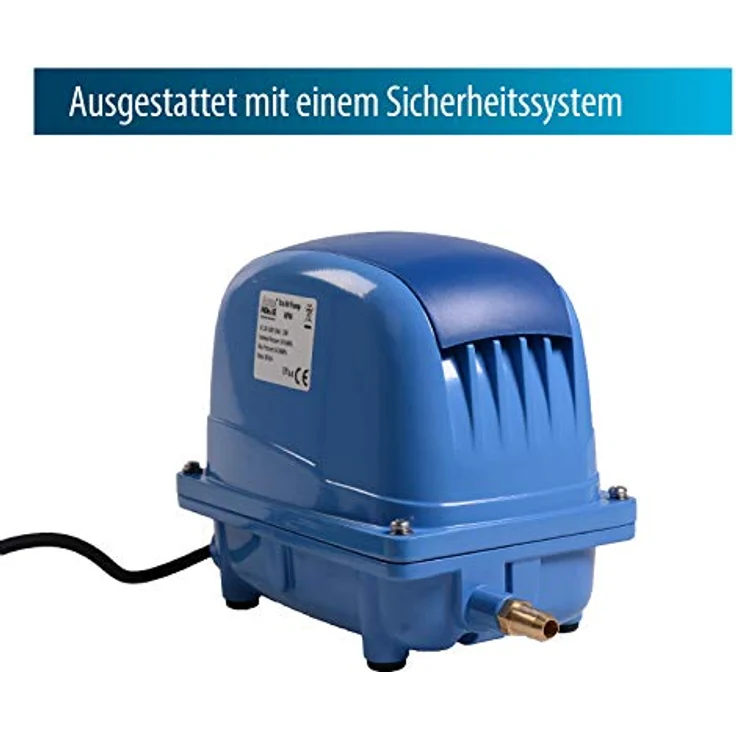 SIBO Aqua Forte AP 45 - 45 Liter Sauerstoffpumpe Teich Belüfterpumpe – Bild 10