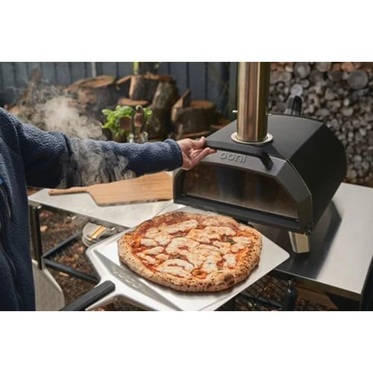 Ooni Karu 2 Pro, Multi-Brennstoff Pizzaofen mit Holz-, Holzkohle- und Gasbetrieb, optimale Temperaturkontrolle bis 500°C – Bild 8