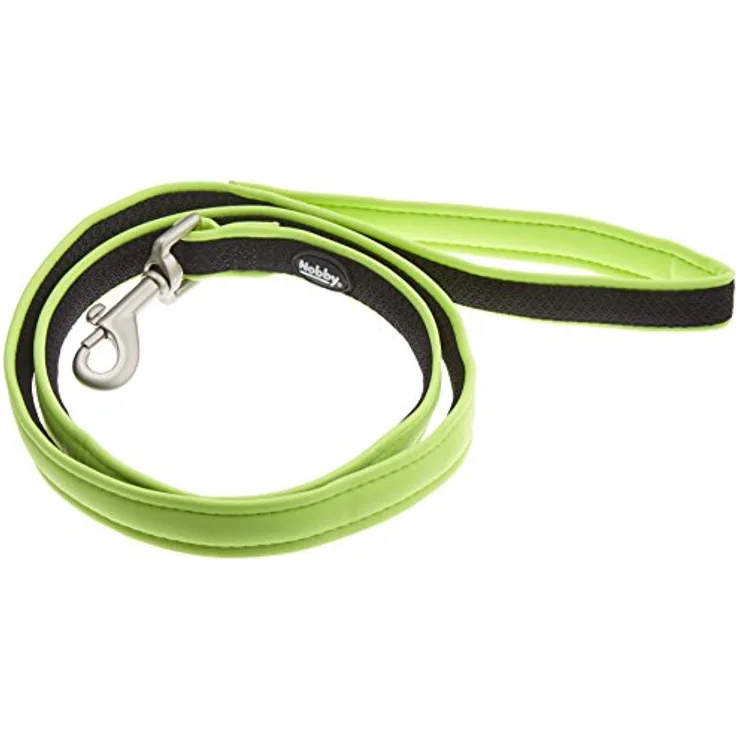 Nobby Leine Mesh Preno, neon gelb L: 120 cm, B: 15/20 mm, 1 Stück