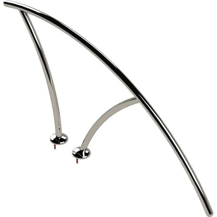 Eichenwald Modell 16.5 Griffbogen Typ M, Edelstahl V4A, runder Flansch, Höhe 850 mm, Ausladung 1200 mm