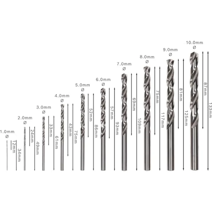 Bosch Professional 10tlg. Metallbohrer-Set HSS-G Robust Line (für Metall, geschliffen, Zubehör Bohrschrauber) – Bild 3