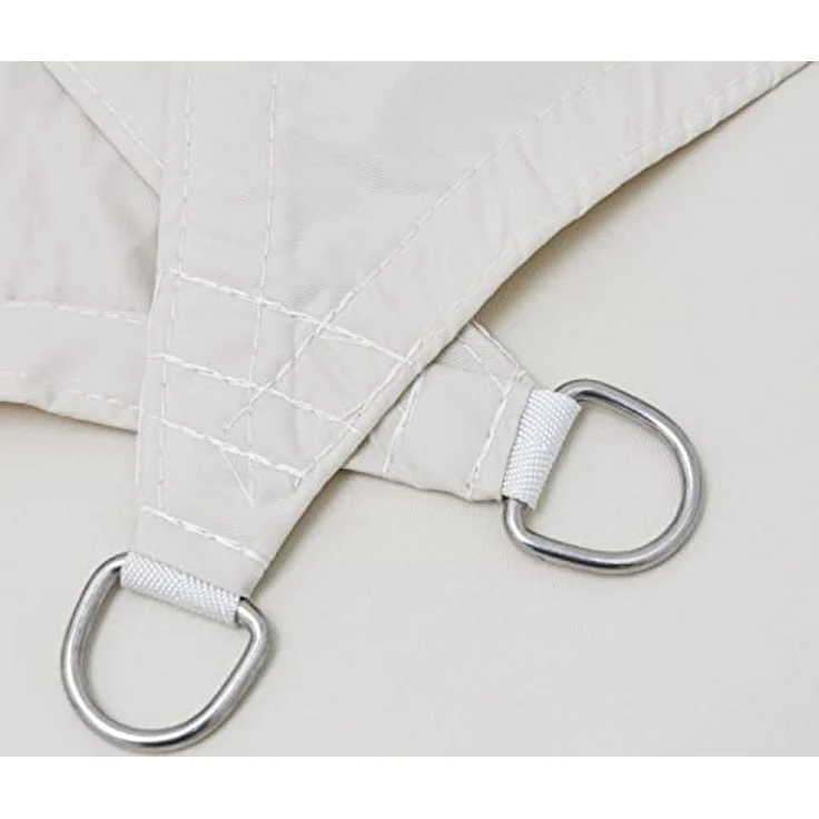 AMANKA 98% UV Schutz: 8x8x8 Sonnensegel Dreieckig Wasserdicht - Terrassendach Sonnenschutz Dreieck - Sonnensegel Garten Sonnenschutz für Trampolin Sonnensegel Pergola D Ring Dreieckig Sonnensegel Pool – Bild 5