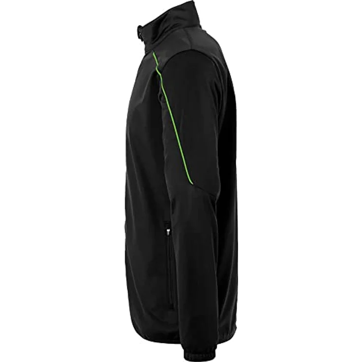 Uhlsport STREAM 23 CLASSIC JACKE M schwarz/fluo grün, Trainingsjacke mit elastischen Einsätzen – Bild 6