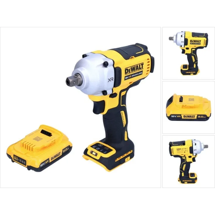 DeWalt DCF 892 N Akku Schlagschrauber 18 V, 812 Nm, 1/2" Brushless, inkl. 1x 2,0 Ah Akku, ohne Ladegerät