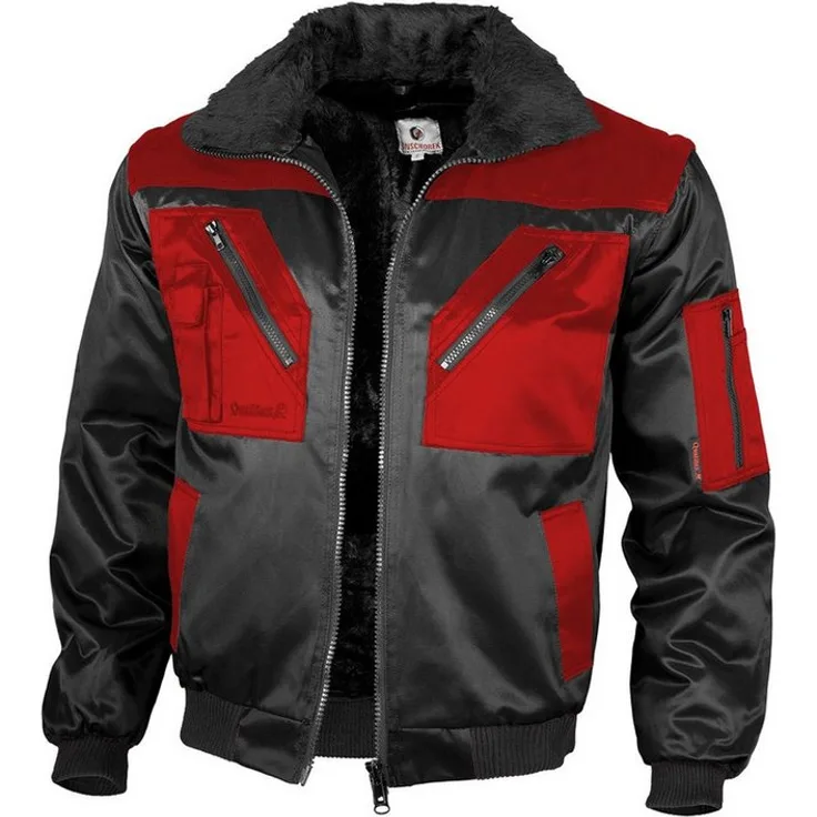 QUALITEX HIGH QUALITY WORKWEAR Arbeitsjacke modische 4-in-1 Arbeitsjacke aus Mischgewebe, ideal als Übergangsjacke, in 2 auffallenden Farbkombinationen