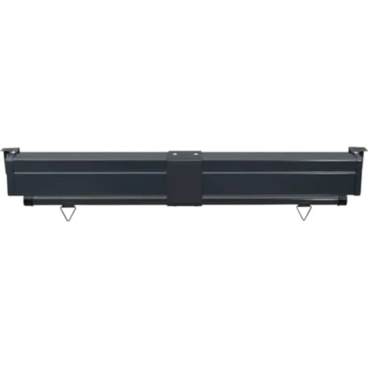 vidaXL Balkon-Seitenmarkise 120 × 250 cm Schwarz, UV-beständig und wasserbeständig, mit automatischem Einrollen – Bild 8