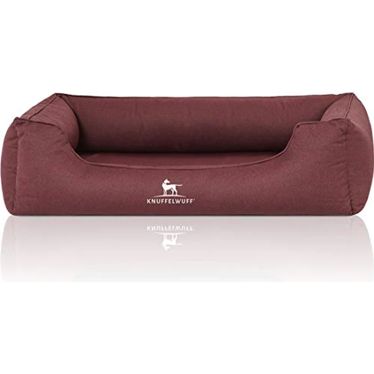Knuffelwuff Orthopädisches Wasserabweisendes Hundebett Leon XL 105 x 75cm Rot – Bild 2
