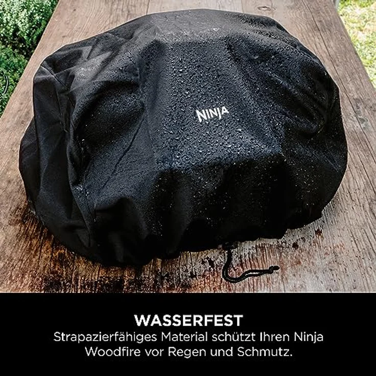 Ninja Woodfire Grillabdeckung [XSKCOVEREUUK] Offizielles Ninja Zubehör, Schwarz – Bild 3
