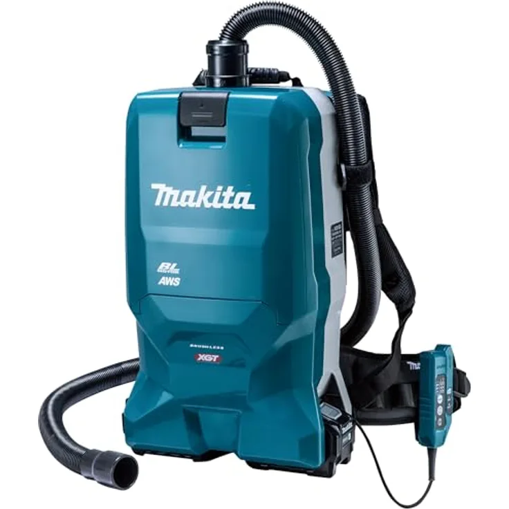 Makita VC012GZ01 Akku-Rucksackstaubsauger 40V max. mit Bluetooth, 200 mbar, HEPA-Filter, automatische Filterreinigung
