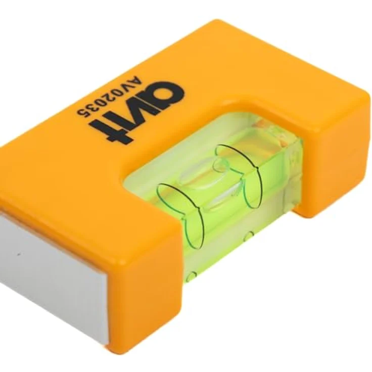 AVit Mini-Taschenwasserwaage 67 mm, magnetischer Sockel, Genauigkeit 0,75 mm/m, ideal für Dosenmontagen, AV02035 – Bild 5