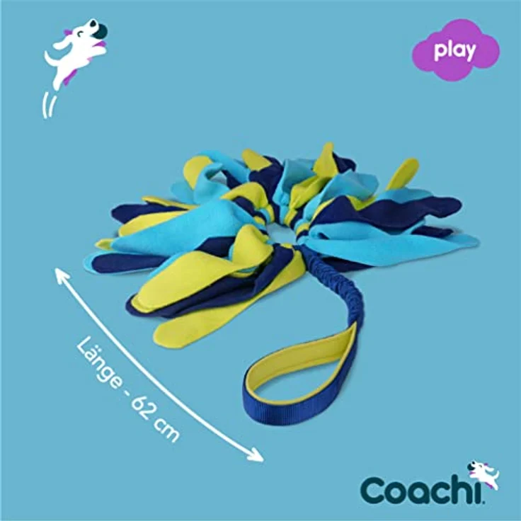 Company of Animals Coachi Tuggi Spider, robustes Tierspielzeug für Zerrspiele, dehnbarer Bungee-Griff, ideal für Hunde und Welpen, Belohnungstraining und Agility – Bild 4